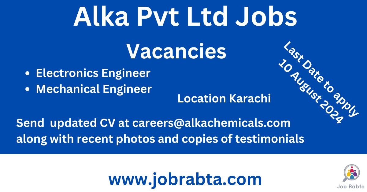 Alka Pvt Ltd Jobs 