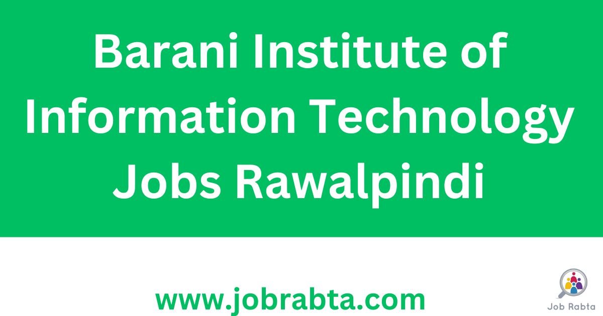 Barani Institute of Information Technology Jobs