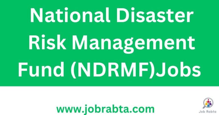 National Disaster Risk Management Fund Jobs