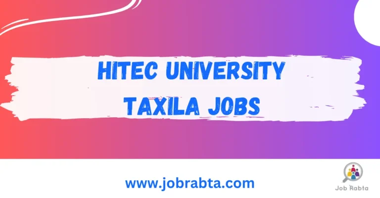 HITEC University Jobs