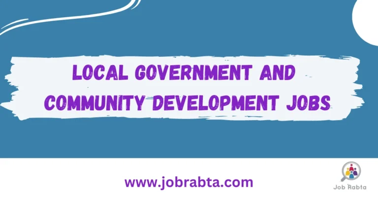 Local Government and Community Development Jobs