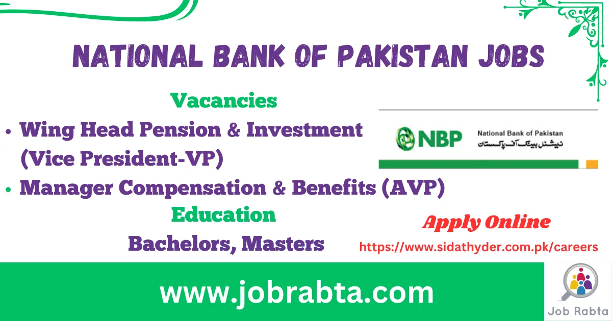 National Bank of Pakistan Vacancies