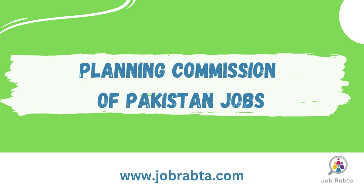 Planning Commission of Pakistan Jobs