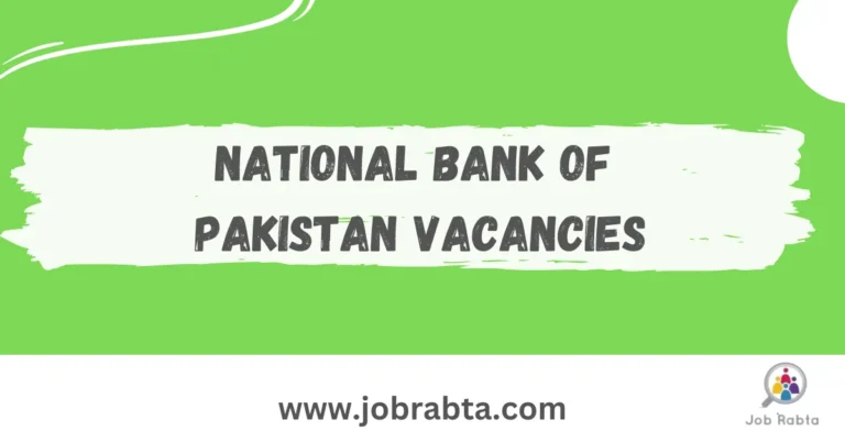 National Bank of Pakistan Jobs 2024