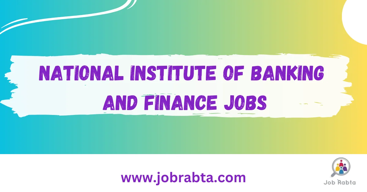 National Institute of Banking and Finance Jobs