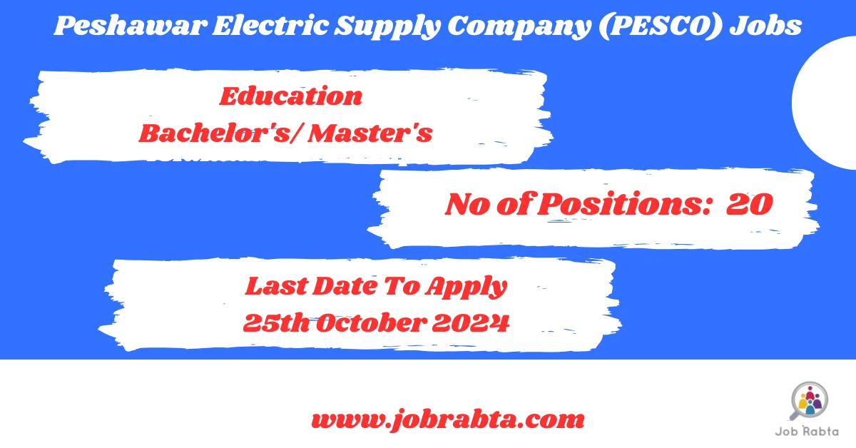 Peshawar Electric Supply Company Jobs