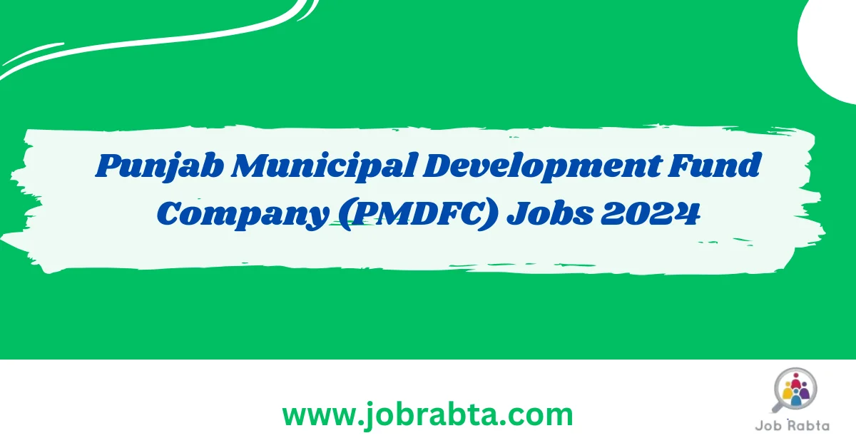 Punjab Municipal Development Fund Company Jobs